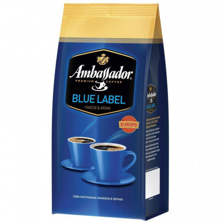 Кава в зернах AMBASSADOR BLUE LABEL 1кг