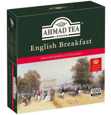 Чай Ahmad "Английский к завтраку" в пакетиках (100 шт.)