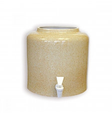 Диспенсер для воды «Мрамор Песок» керамический